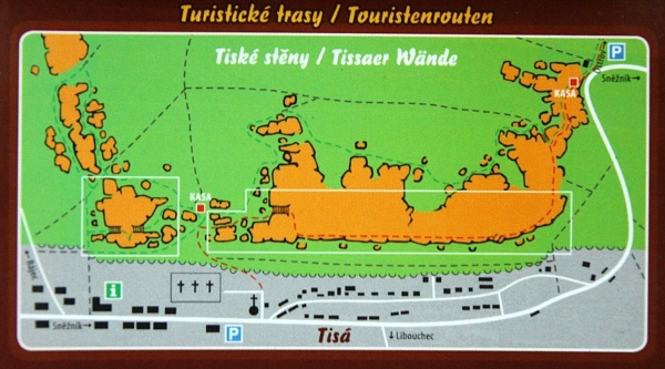 mapa Tiskie Steny
